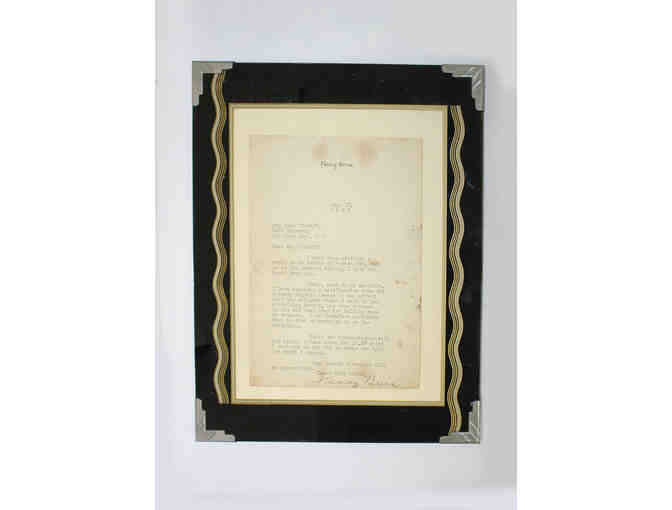 Lea Michele, Ramin Karimloo cast-signed Funny Girl Playbill & Fanny Brice signed personal letter