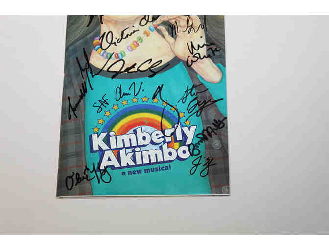 Victoria Clark, Bonnie Milligan & cast-signed Kimberly Akimbo Playbill
