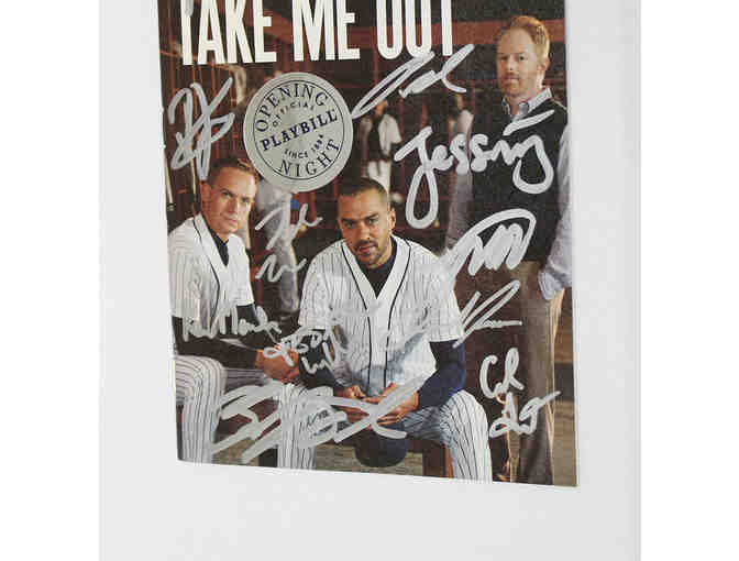 Jesse Williams, Jesse Tyler Ferguson & cast-signed Take Me Out Opening Night Playbill