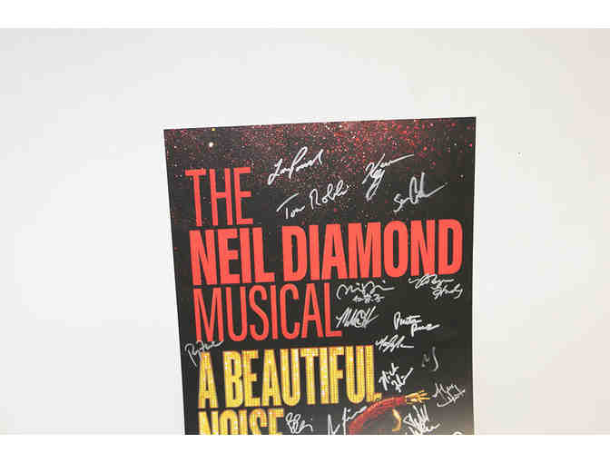 Nick Fradiani, Will Swenson, Robyn Hurder & cast-signed A Beautiful Noise poster