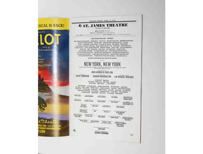 Colton Ryan, Anna Uzele Broadway cast-signed New York, New York opening night Playbill