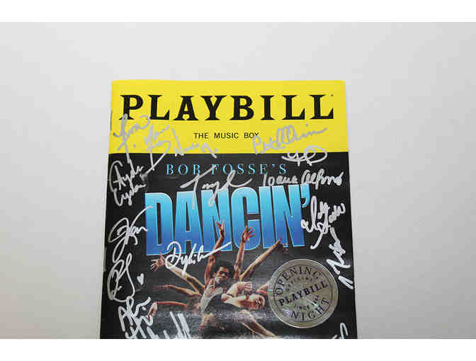 Bob Fosse's Dancin' cast-signed opening night Playbill