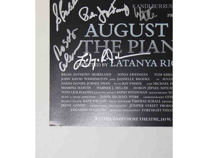 Samuel L. Jackson, Danielle Brooks & cast-signed The Piano Lesson poster