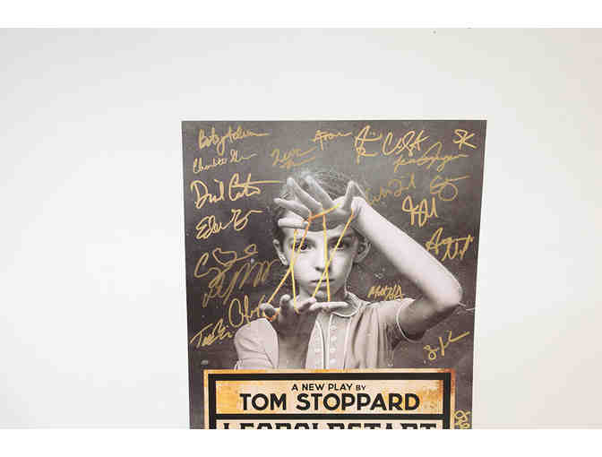 Brandon Uranowitz, David Krumholtz, Caissie Levy & Broadway cast-signed Leopoldstadt poster