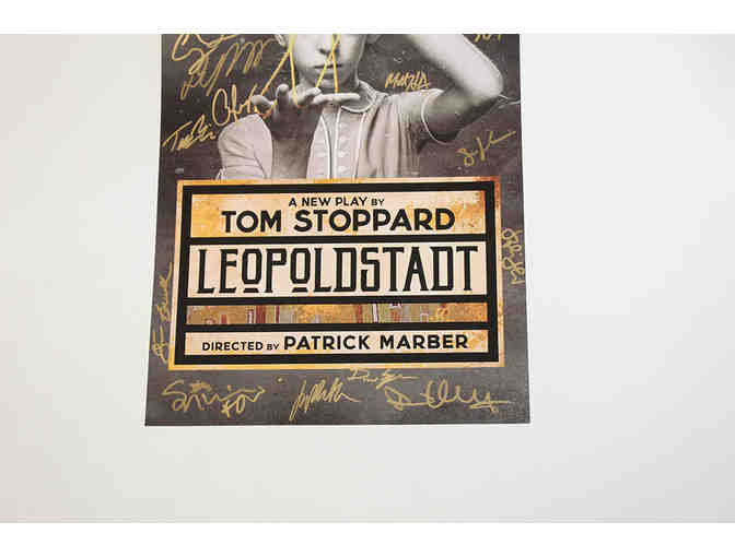 Brandon Uranowitz, David Krumholtz, Caissie Levy & Broadway cast-signed Leopoldstadt poster