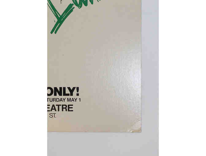 Shirley MacLaine-signed rare solo show poster