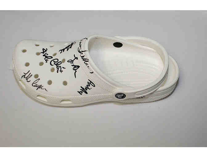 Rachel Dratch, Vanessa Williams, Julianne Hough & full Broadway cast-signed POTUS crocs