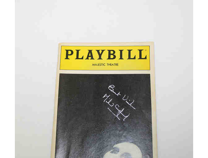 Michael Crawford-signed The Phantom of the Opera Broadway Playbill