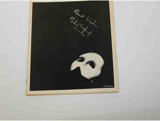 Michael Crawford-signed The Phantom of the Opera Broadway Playbill