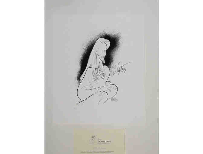 Limited Edition Hirschfeld Print Signed by Three-time Oscar Winner Meryl Streep