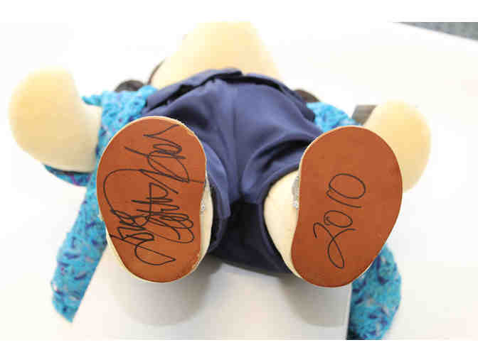 Carrie Fisher-signed one of a kind Wishful Drinking Broadway Bears teddy bear