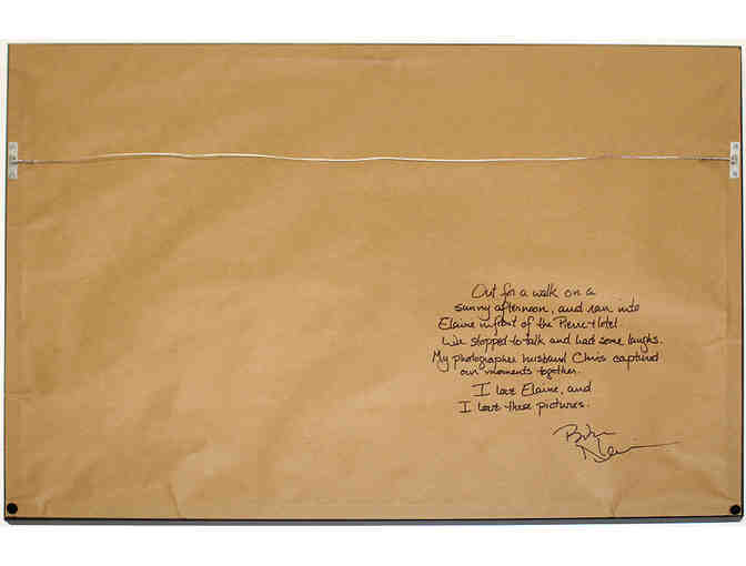 Bebe Neuwirth & Elaine Stritch limited-edition photo collage with note from Bebe Neuwirth