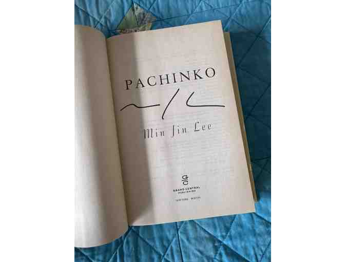 Pachinko by Min Jin Lee, Signed first edition with library cover