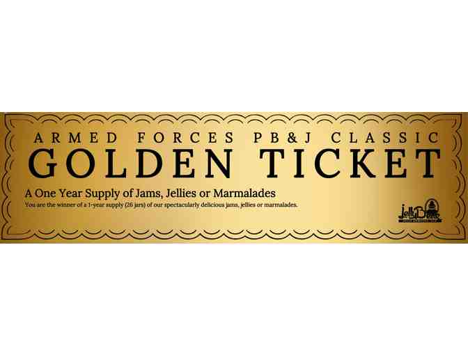 A One Year Supply of Jams, Jellies or Marmalades Golden Ticket #1