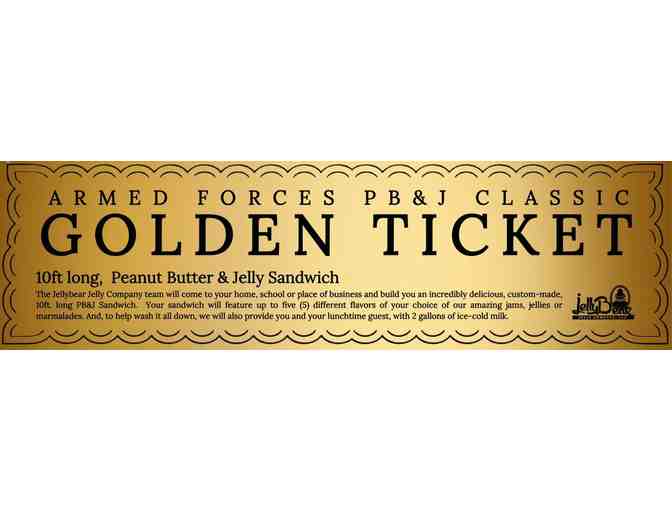 10ft long, Peanut Butter & Jelly Sandwich Golden Ticket #2