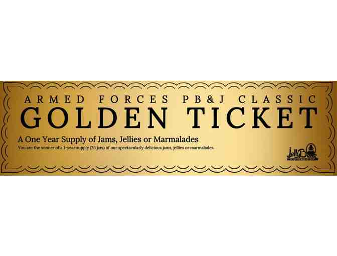 A One Year Supply of Jams, Jellies or Marmalades Golden Ticket #3