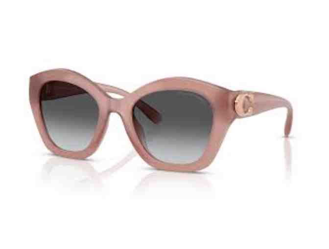 Coach Maxi Sculpted C Square Cat-Eye Sunglasses - Milky Pink - Photo 2