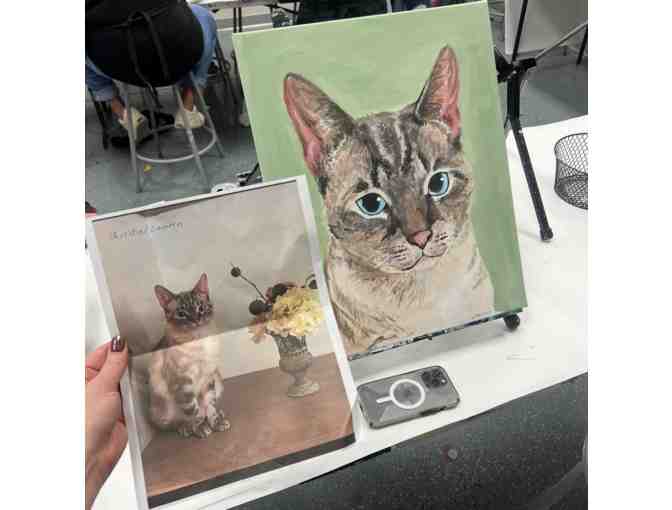 Acrylic Pet Portrait 16" x 20" - Photo 1