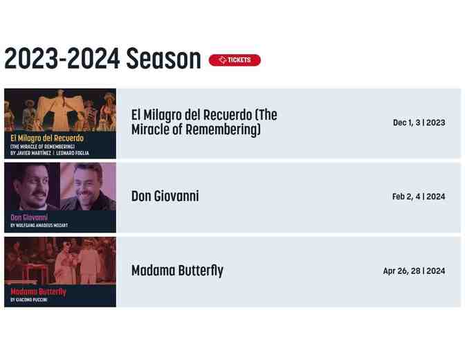 SD Opera 2023/2024 Gift Certificate