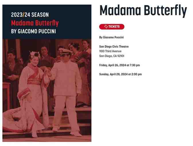 SD Opera 2023/2024 Gift Certificate