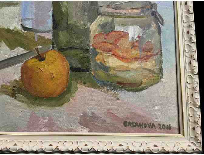 Original Still Life Oil Painting by Casanova