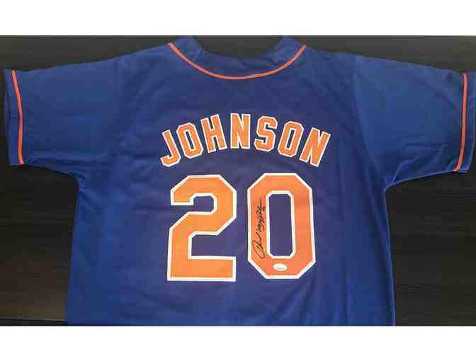 Howard ''Hojo'' Johnson Signed Jersey (JSA) (Donated by Al Berman)