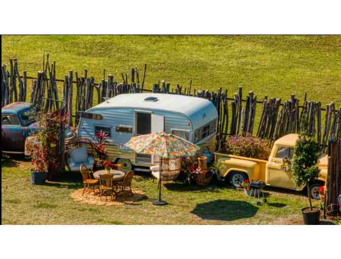 Spa Package with 4 night glamping RV experince San Antonio + $100 Food Credit