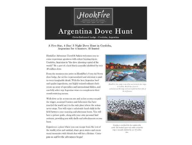 4-Man Argentina Dove Hunt