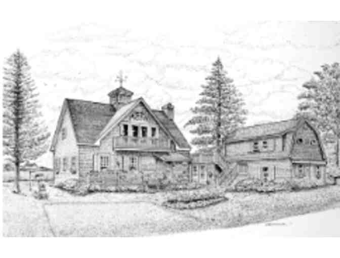 Personalized Ink & Line of your Home by local artist Steve Hrehovcik