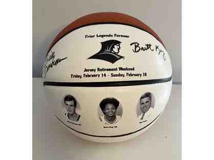 Autographed PC Friar Legends Forever Basketball