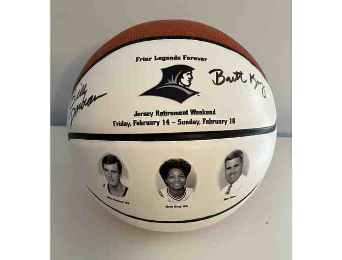Autographed PC Friar Legends Forever Basketball - Photo 1