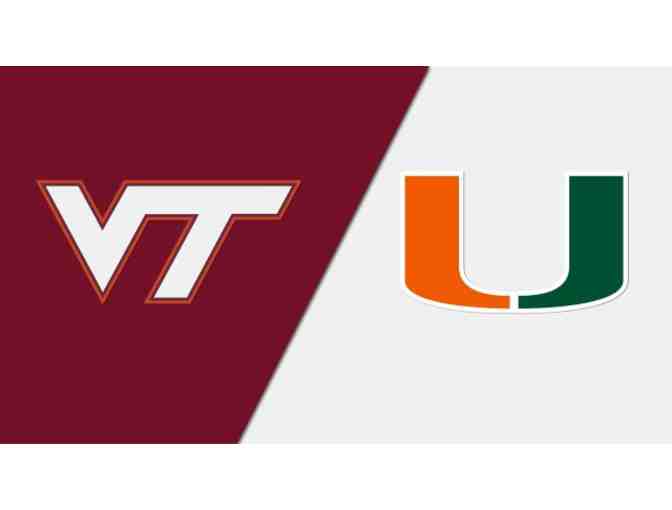 Virginia Tech vs. Miami Game Day Package - Photo 1