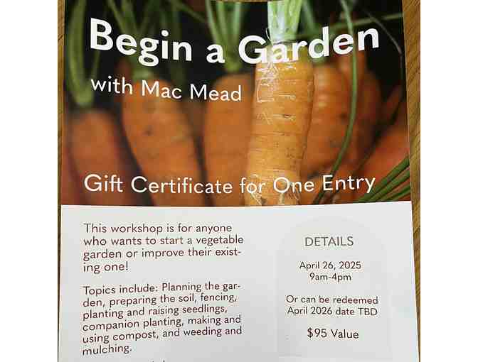 2nd Grade Class Basket- Begin a Garden