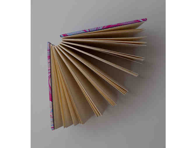 Handmade Marbled Coptic Stitch Book