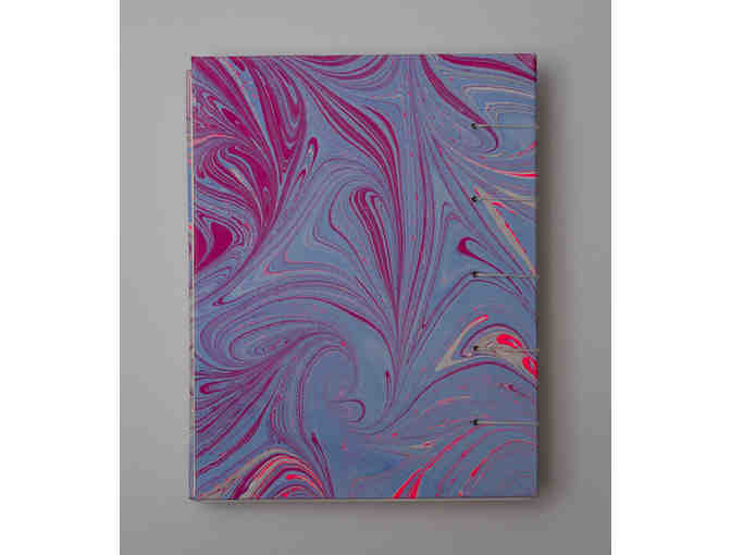 Handmade Marbled Coptic Stitch Book