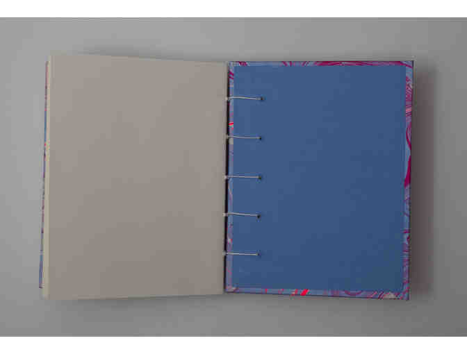 Handmade Marbled Coptic Stitch Book