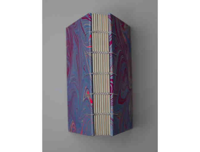 Handmade Marbled Coptic Stitch Book