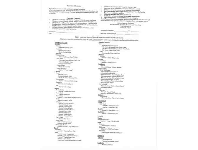 Marriott Vacation Worldwide - 5 Day, 4 Night Stay in a 2 Bedroom Villa