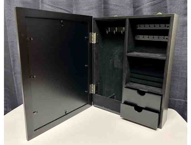 Black Jewelry Box with Photo Frame Front - Photo 2