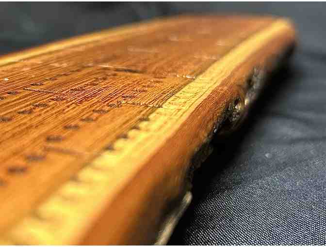 Handmade Wooden Oval Cribbage Board by Douglas Workman #1