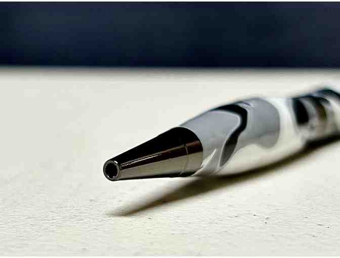 Black and White Handcrafted Pen from Paul's Pens