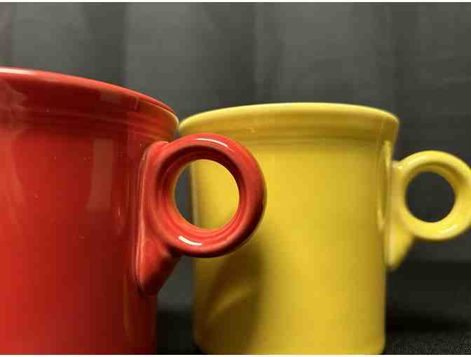 Red and Yellow Mug Set
