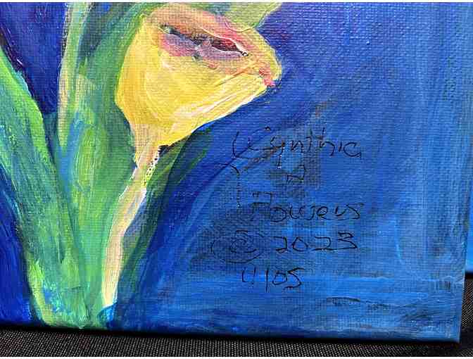 Two Spring Flower Paintings by Cynthia Flowers from Acea Studio