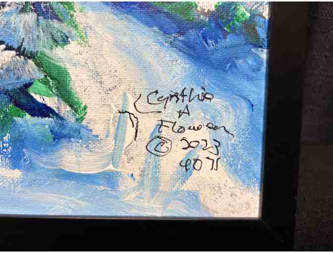 Winter Wonderland Pine Trees Painting by Cynthia Flowers from Acea Studio