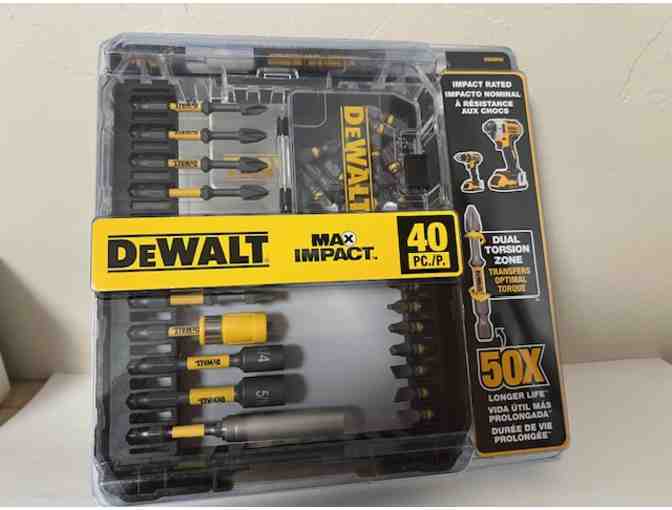 DeWalt Max Impact 40 Piece Screwdriver Bit Set from Fasteners Inc.