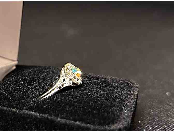 Vintage Aurora Borealis Ring - Size 6