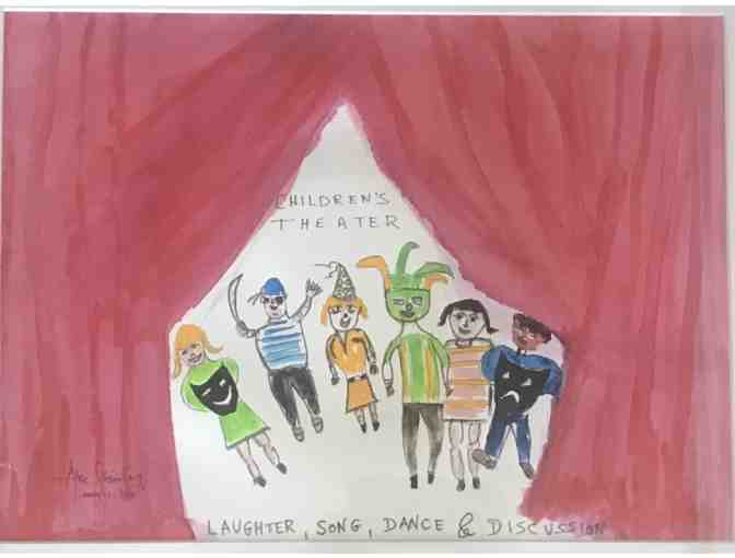 Abe Shainberg Watercolor - Photo 1