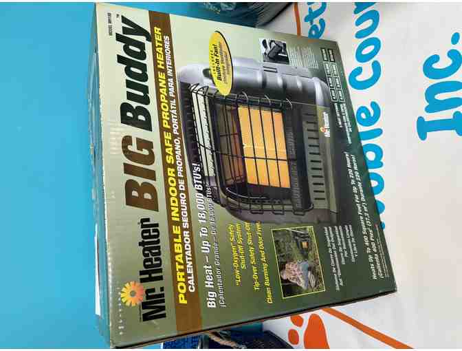 Mr. Heater BIG Buddy, Model MH18B, a portable indoor-safe propane heater