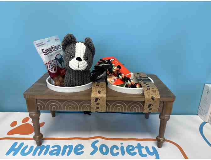 Lifted dog bowl feeder snacks and toys for your dog! - Photo 1