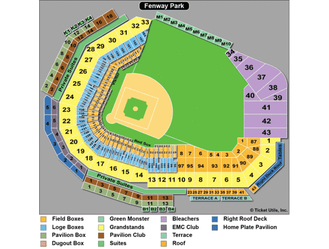 4 Red Sox Tickets - Aura Pavilion Box 1 vs. Yankees on Sunday, June 15